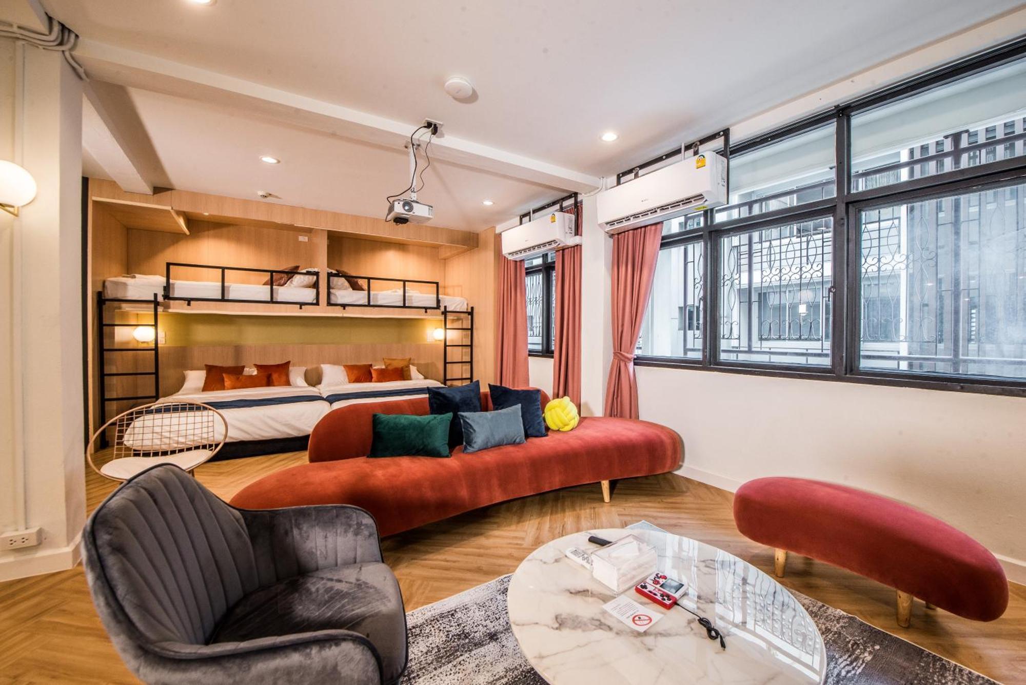 Theme Boutique Hotel Bangkok Makkasan Стая снимка